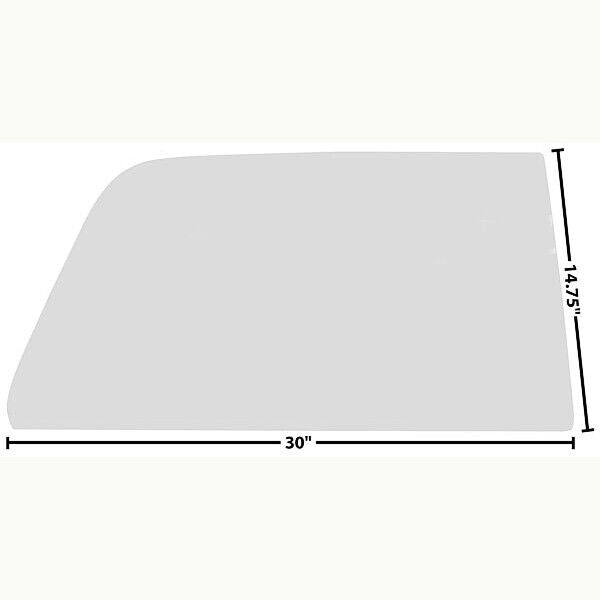 1964~1967 El Camino Door Glass Right Side Clear Dynacorn