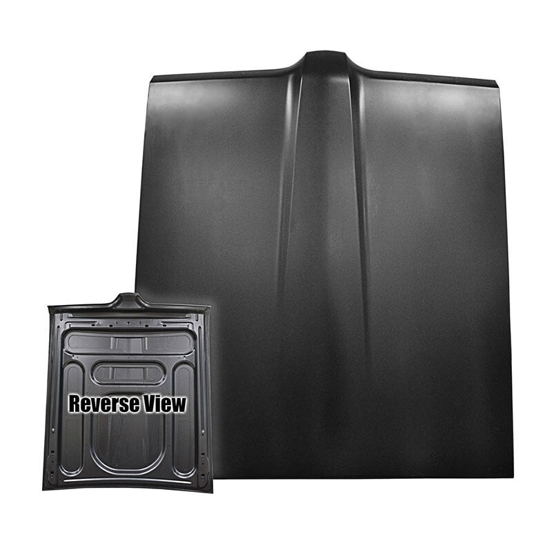 STEEL HOOD 1967-68 MERCURY COUGAR BLACK