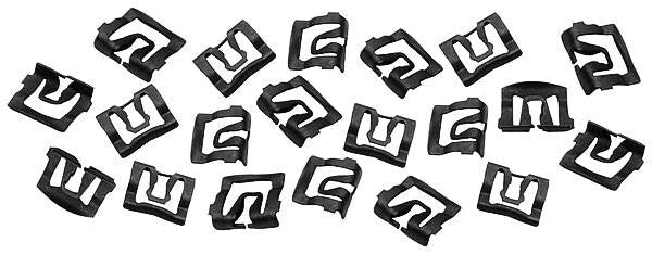 WINDSHIELD MOLDING CLIPS 1965-68 FORD MUSTANG / COUGAR 20 PCS SET