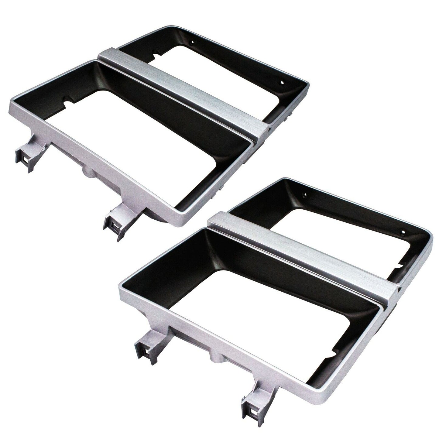 1983 1984 Chevy PU Blazer Suburban Dark Argent Headlamp Door Dual Rec 2 PCS Pair