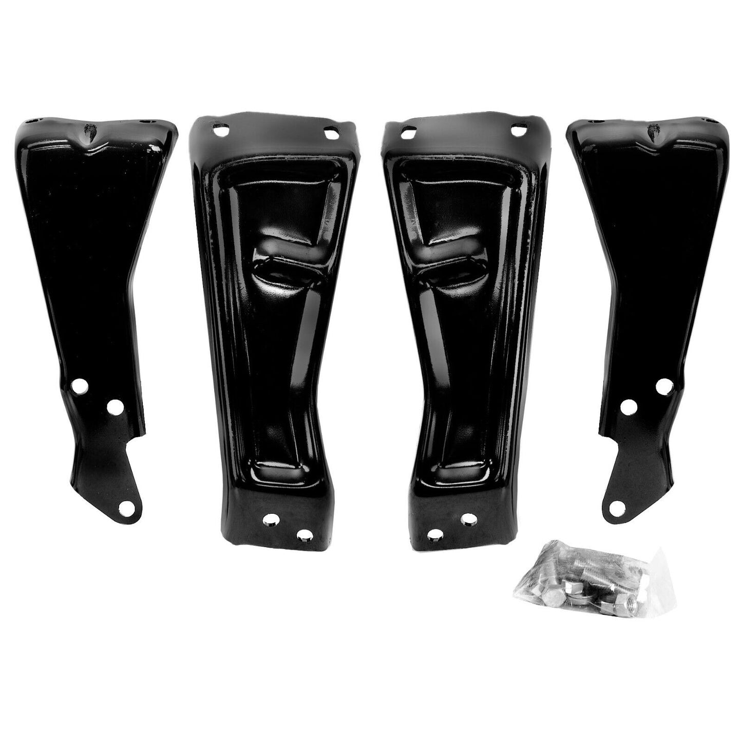 1973~1980 Chevy Pickup Truck Rear Bumper Brackets 4 PCS Set Fleetside Dynacorn