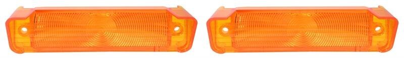 PARKING LAMP LENS 1967 IMPALA PAIR AMBER