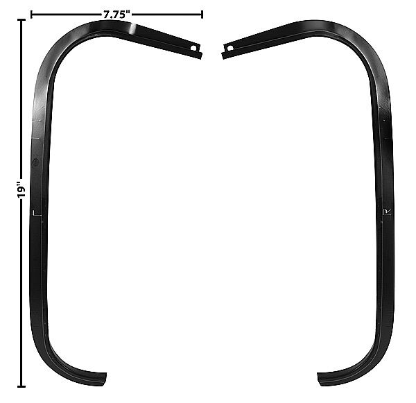 1967~1969 Firebird Camaro Trunk Weatherstrip Retainer Channel Gutter Pair Dii