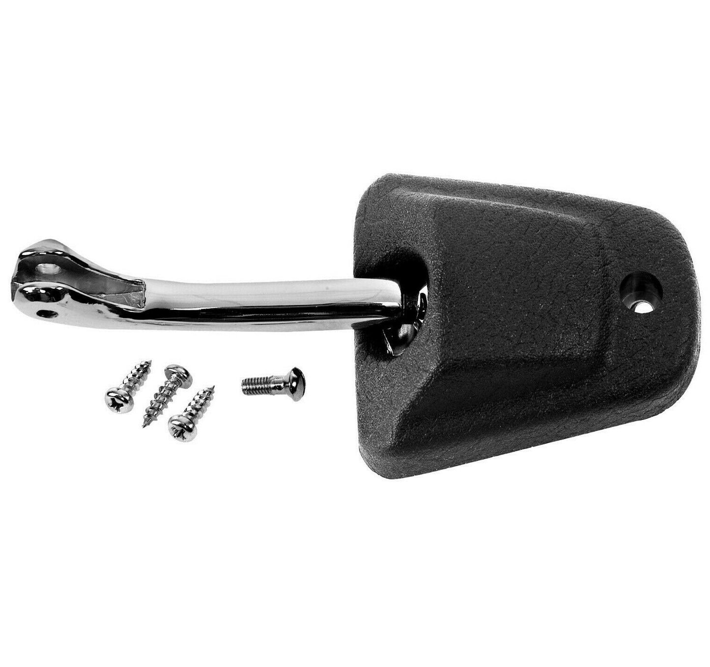 1969~1971 Chevy Pickup Truck Inner Interior Mirror Bracket Chrome w/Black Cover