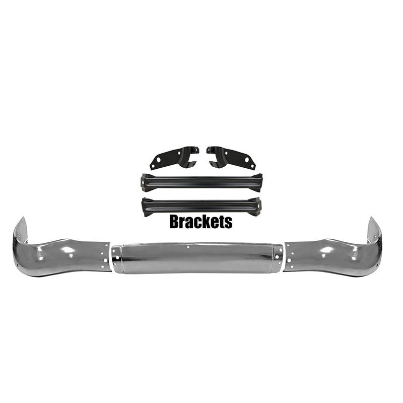 FRONT BUMPER 3 PIECE STYLE 1955 CHEVROLET FULL SIZE
