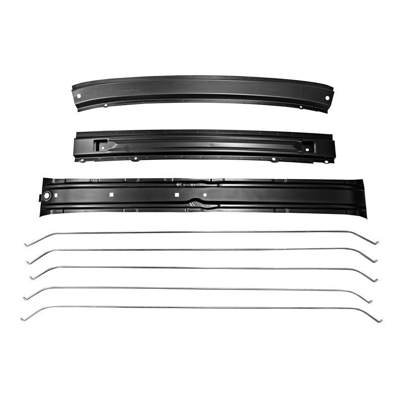 STEEL ROOF INNER BRACES 1969-70 MERCURY COUGAR BLACK