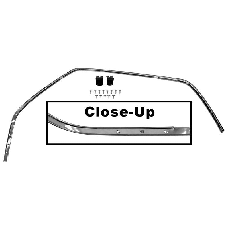 WEATHER STRIP RETAINER LH 1969-70 MERCURY COUGAR W/CLIPS