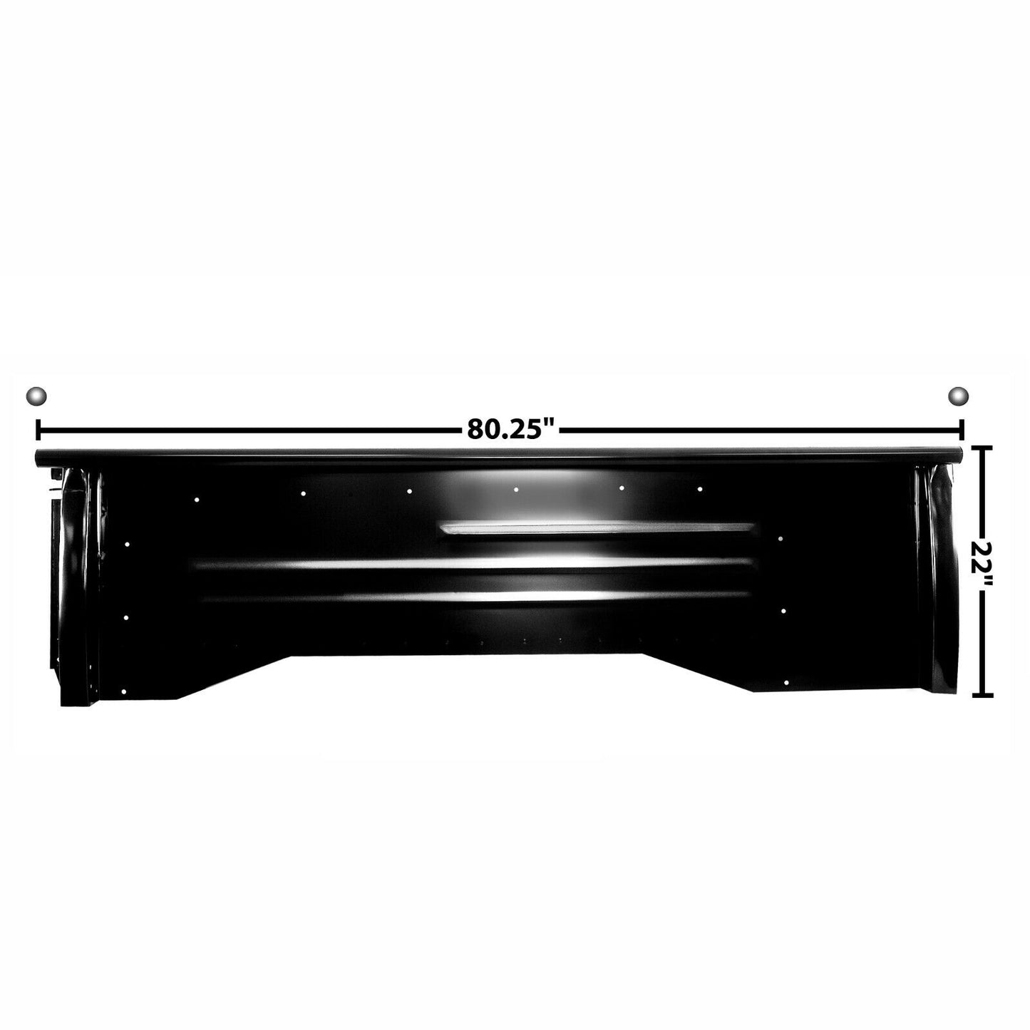 1967 68 69 71 72 Chevy Pickup Truck Bedside Stepside Panel Shortbed Right Sidess