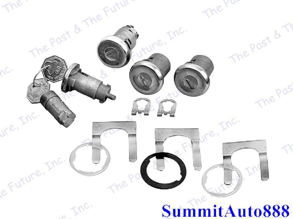 1967 67 Chevy Chevelle Ignition Door Glove Trunk Lock Kits CVLS67-3