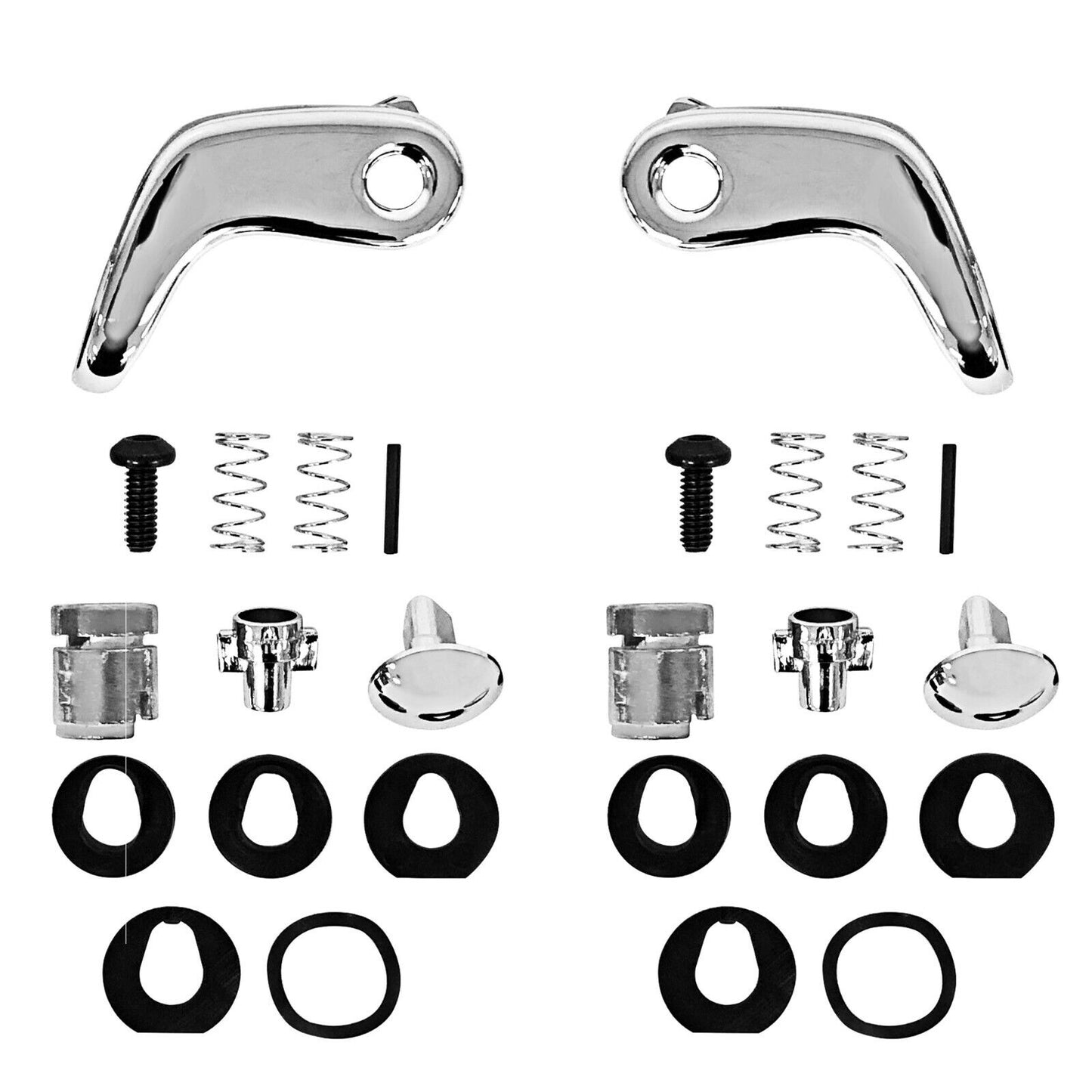 1968~1991 Chevy Pickup Truck Vent Window Handles Chrome Pair Left & Right