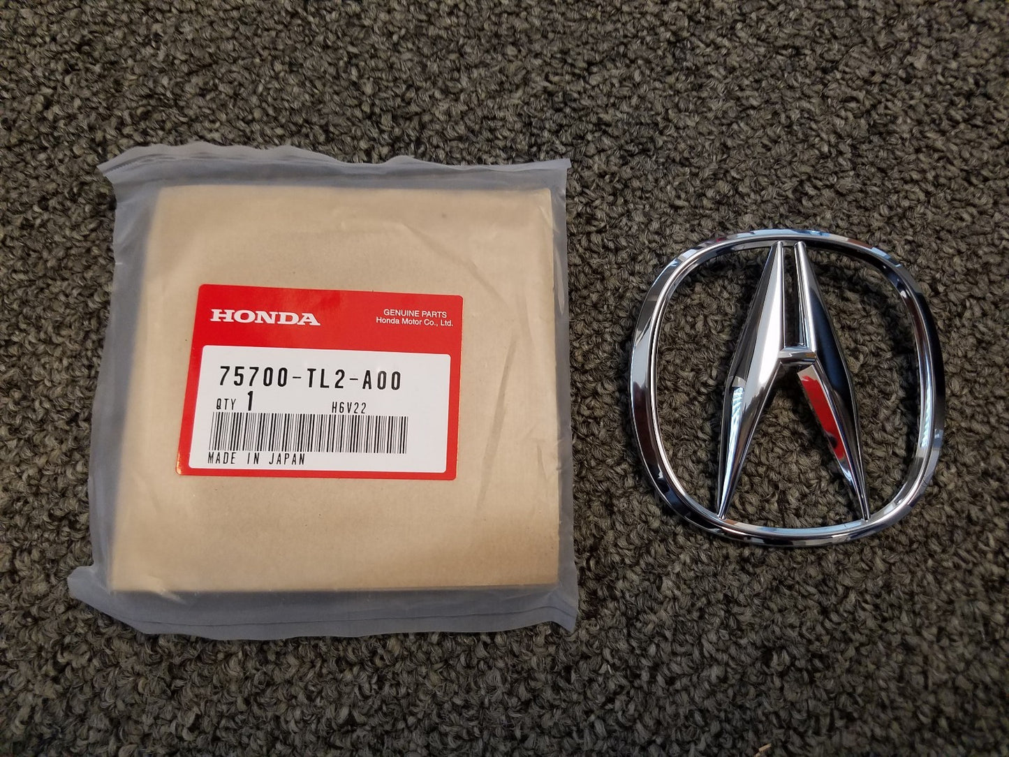 Fits OE Acura TSX ILX Front Grille "A" Chrome Emblem Badge 75700-TL2-A00