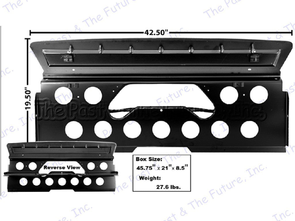 Rear Seat Mounting Divider Panel - Convertible MSTK6970-4