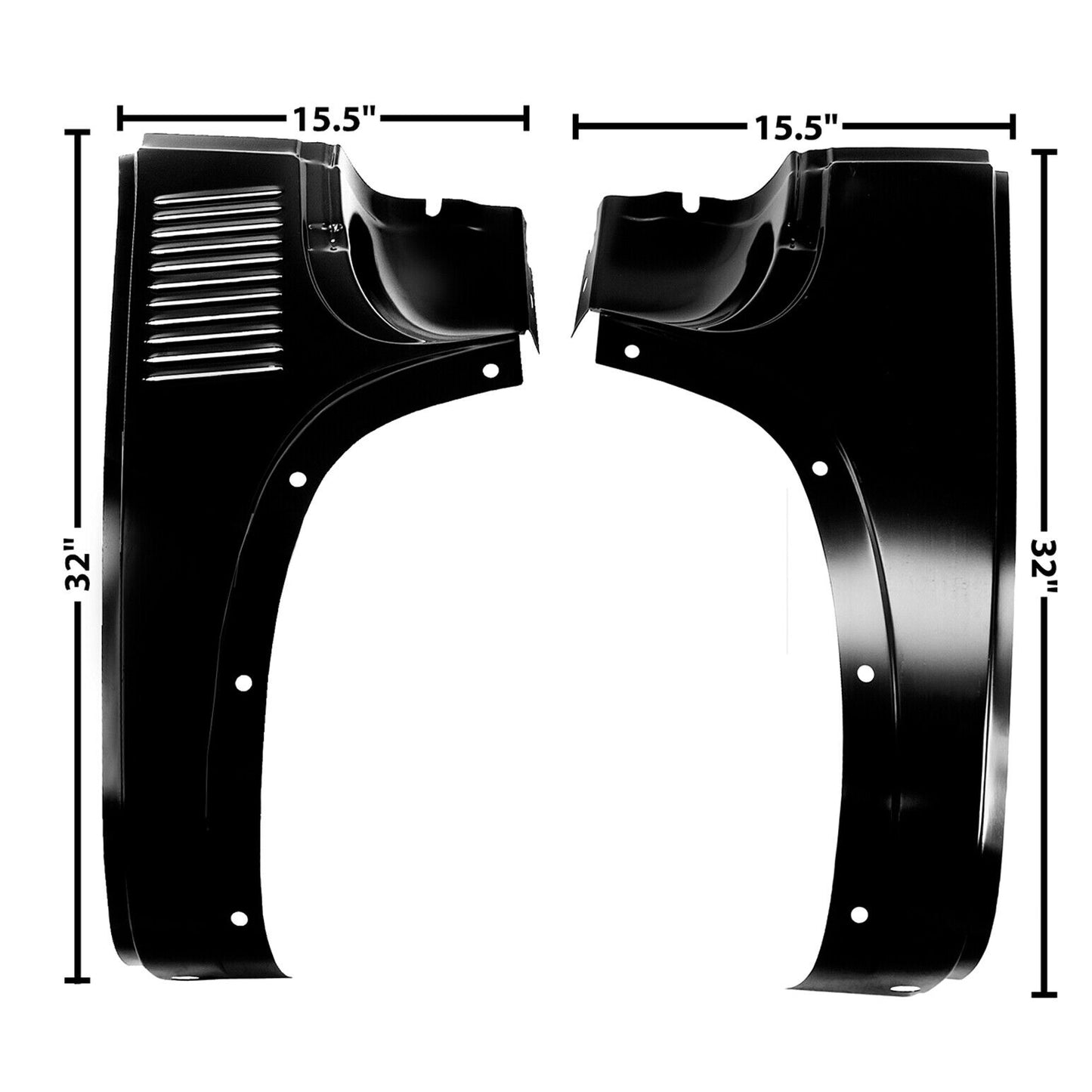 1947-1954 Chevy Pickup Truck Cowl Outer Lower Panel Pair / Right & Left Side Dii