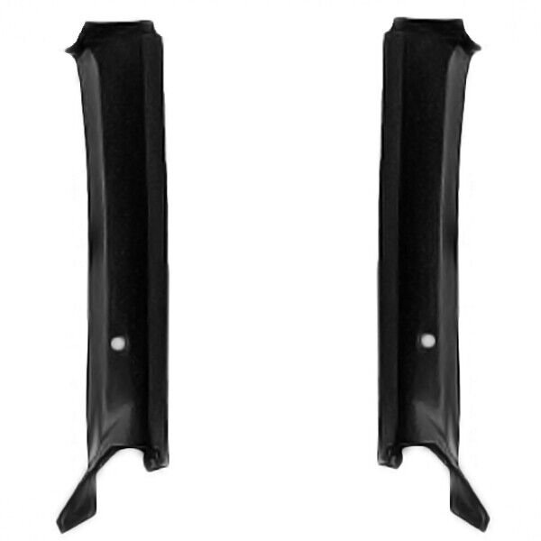 1969 Camaro Firebird Pillar Post Moldings Convertible Black Pair Right & Left