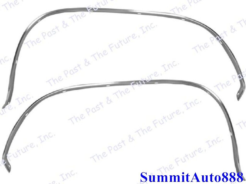 1966 1967 66 67 Nova Rear Wheel Well Opening Molding Pair RH LH NOMG6667-7P