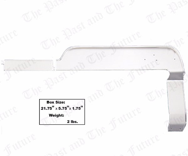 67 Mustang Dash Panel Trims 3 pcs Set Right Side (Passenger) Aluminum Deluxe