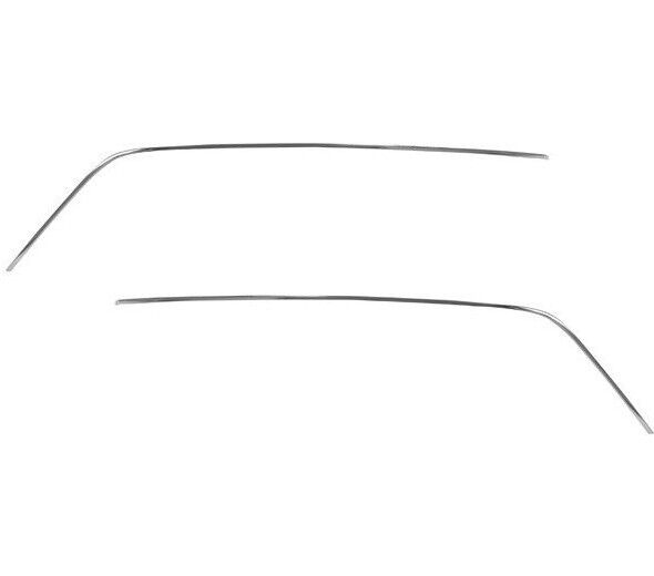 Drip Rail Moldings Pair / 2 Pcs Stainless Steel Dynacorn 1962 1963 1964 Impala