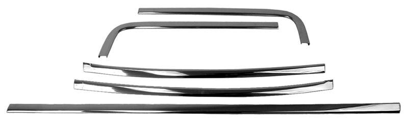 MOLDING WINDOW SET REAR 5PC 1967-1969 CHEVROLET CAMARO/FIREBIRD