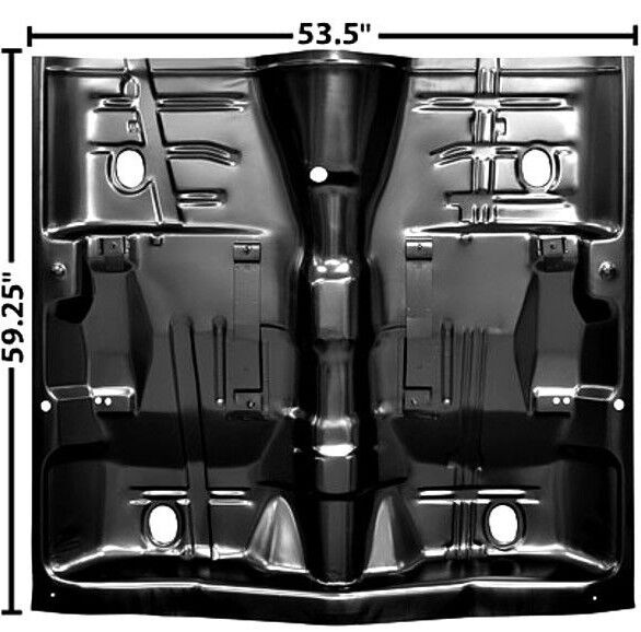 1968 1969 1970 1971 1972 Chevelle GTO Full Floor Pan A Body EDP Coated Dynacorn