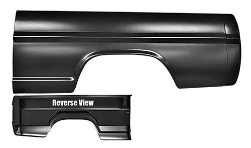 BEDSIDE ASSEMBLY LH 1967-69 FORD TRUCK 6.5FT W/ REAR CORNER PANEL STYLESIDE