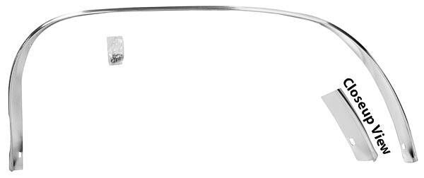 WHEEL OPENING MOLDING LH REAR 1967 EL CAMINO