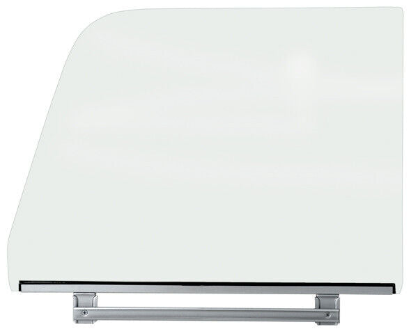 1964 1965 1966 Chevy Pickup Truck Door Glass Assembly - Clear Glass / Left Side