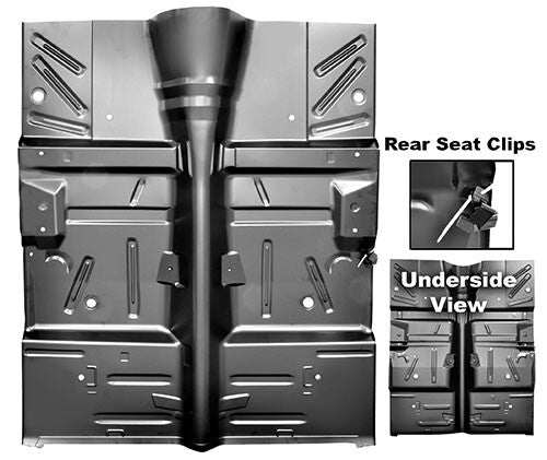 FLOOR PANEL COMPLETE 1964-65 FORD FALCON/RANCHERO/COMET