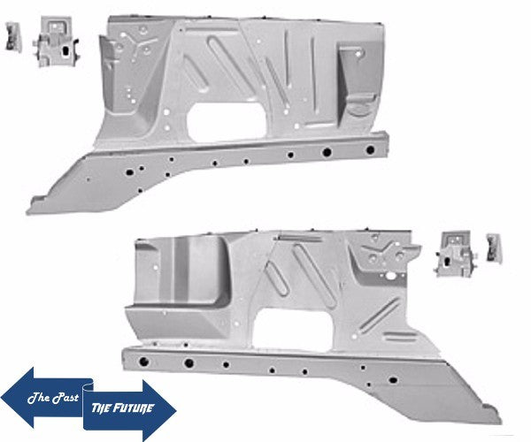 Custom Front Apron Assembly Pair / Without Shock Tower 1969 1970 69 70 Mustang