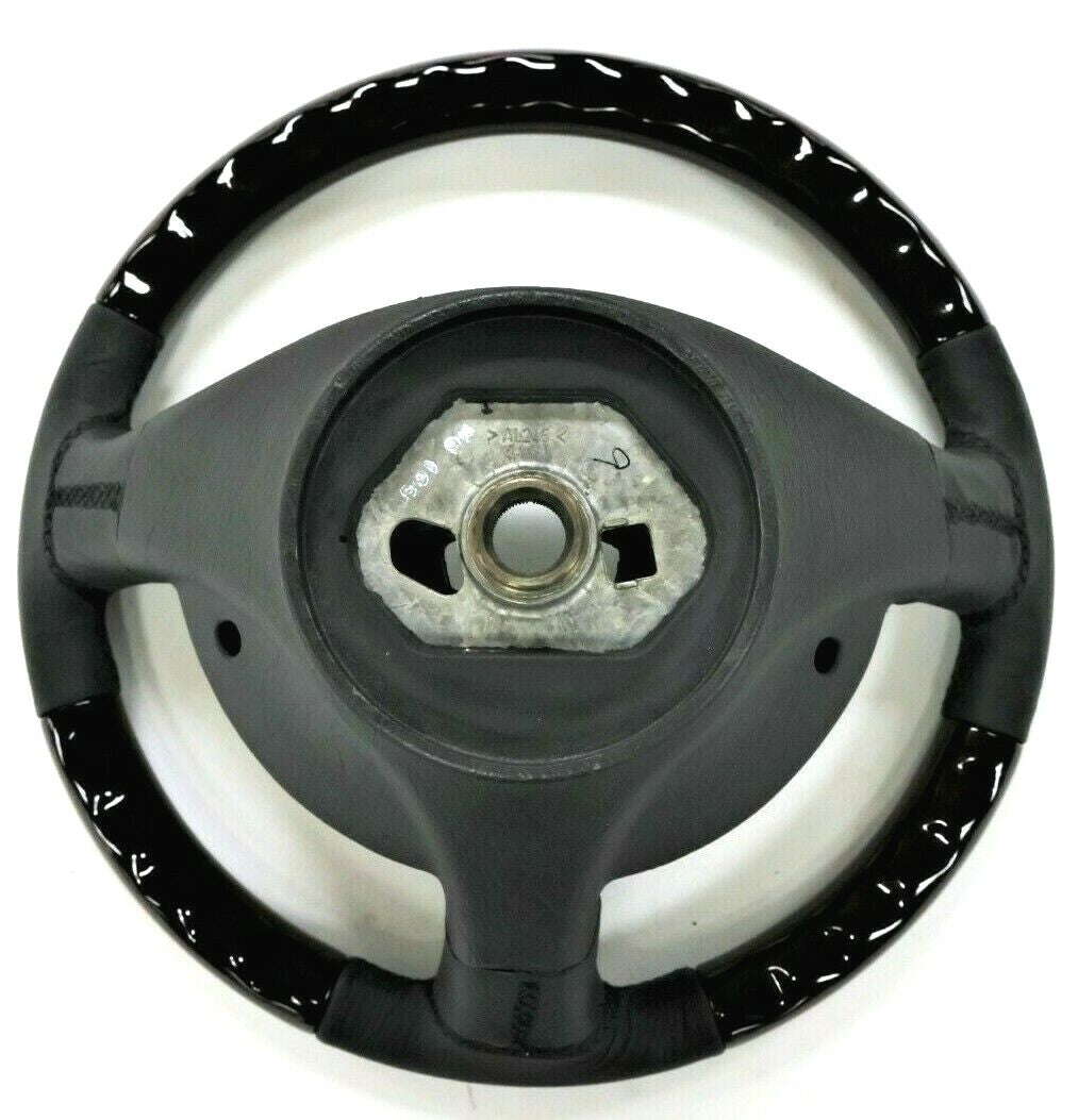 Fits 1997~ 2003 Mercedes Benz W168 Style Steering Wheel Walnut+Black Leather