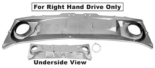 RIGHT HAND DRIVE LOWER COWL PANEL 1967-68 FORD MUSTANG (RH CONVERSION)