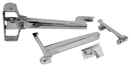 HOOD TRIM & HANDLE KIT 1948-50 FORD TRUCK W/SPRING-INSTALLATION HARDWARE