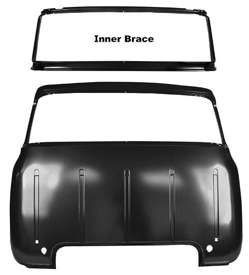 CAB BACK PANEL ASSEMBLY 1953-55 FORD TRUCK (LRG WINDOW) W/O GAS HOLE