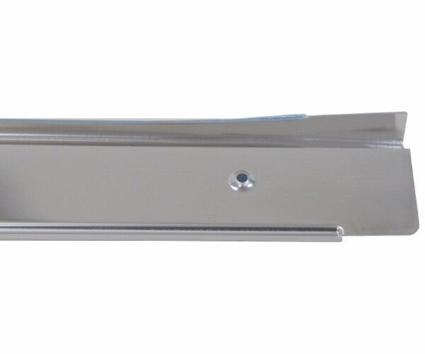 64 65 66 67 Chevelle El Camino GTO STAINLESS Sill Scuff Plates Fisher Decal Pair