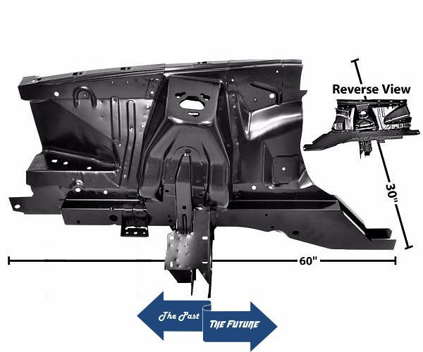 Complete Shock Tower & Apron Assembly - Right Side 71 72 73 Ford Mustang