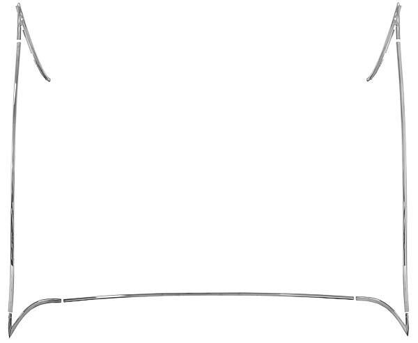 VINYL TOP MOLDING 7 PCS SET 1968-72 CHEVELLE