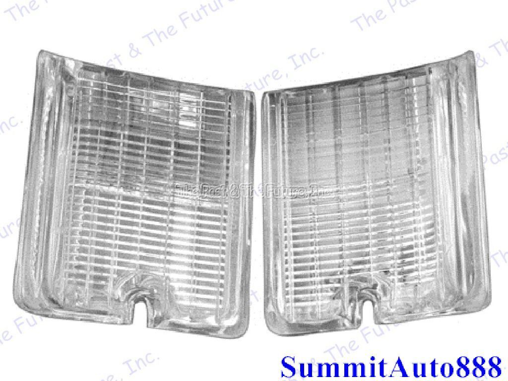 1966 Chevy El Camino Backup Lamp Light Lens - Pair / 2 Pieces Right & Left