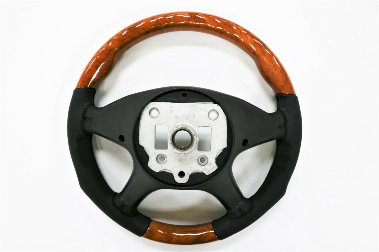 Fits 2008~2012 Mercedes Benz C Class W204 Style Steering Wheel Chestnut BLK V2