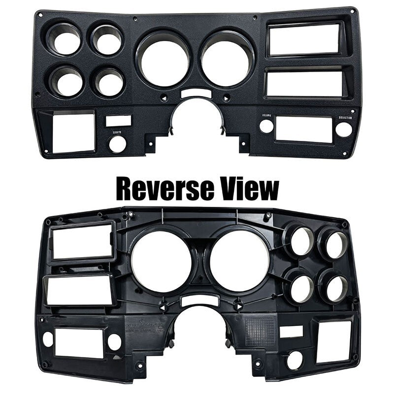 TRUCK DASH BEZEL W/ A-C BLACK 1975-77 CHEVROKET TRUCK