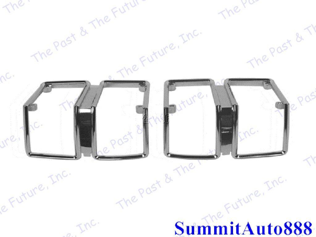 1971 Chevy El Camino Park Lamp Light Bezel - Pair / 2 Pieces Right & Left Side
