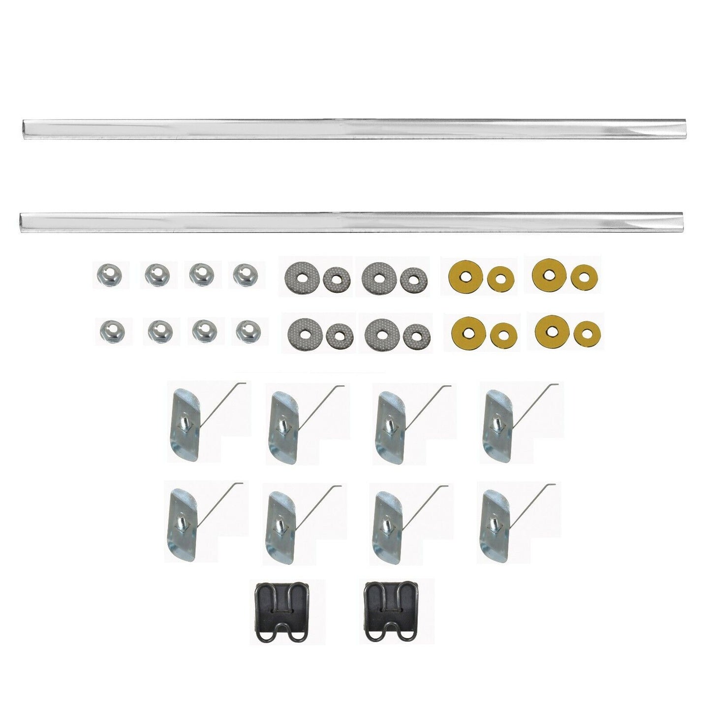 1962~1966 Chevy Pickup Truck Fender Molding Pair 2 PCS w/Clip Dynacorn