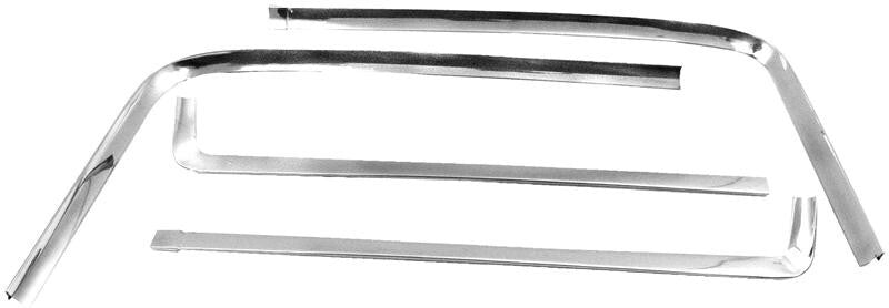 REAR WINDOW MOLDING 1966-67 PONTIAC GTO 4 PCS SET
