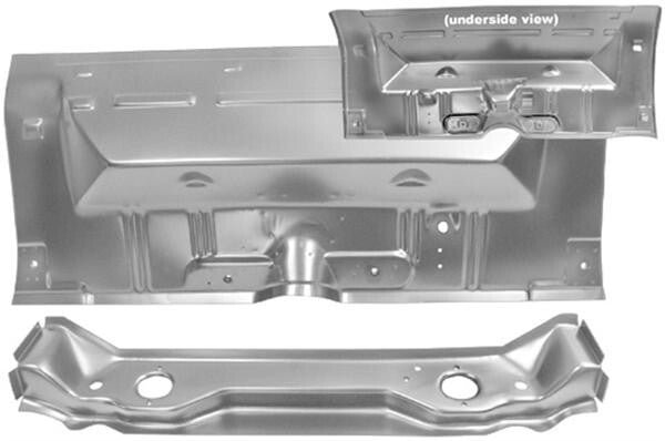 FLOOR/REAR PAN SEAT 1962-67 W/BRACES