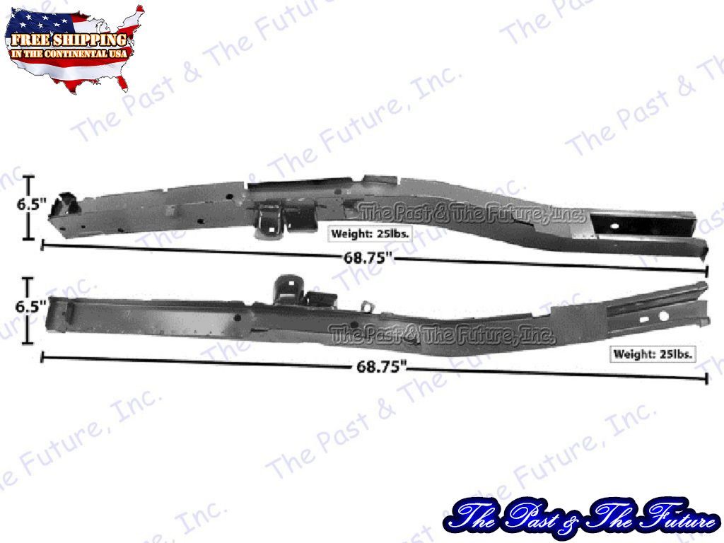 Front Frame Rail - R&L - Pair / 2 PCS MPFR7074-1P