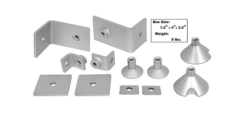 1967~1968 Mustang Shoulder Seat Belt Mounting Kit Weld Through PrimerMSSB6768-1K