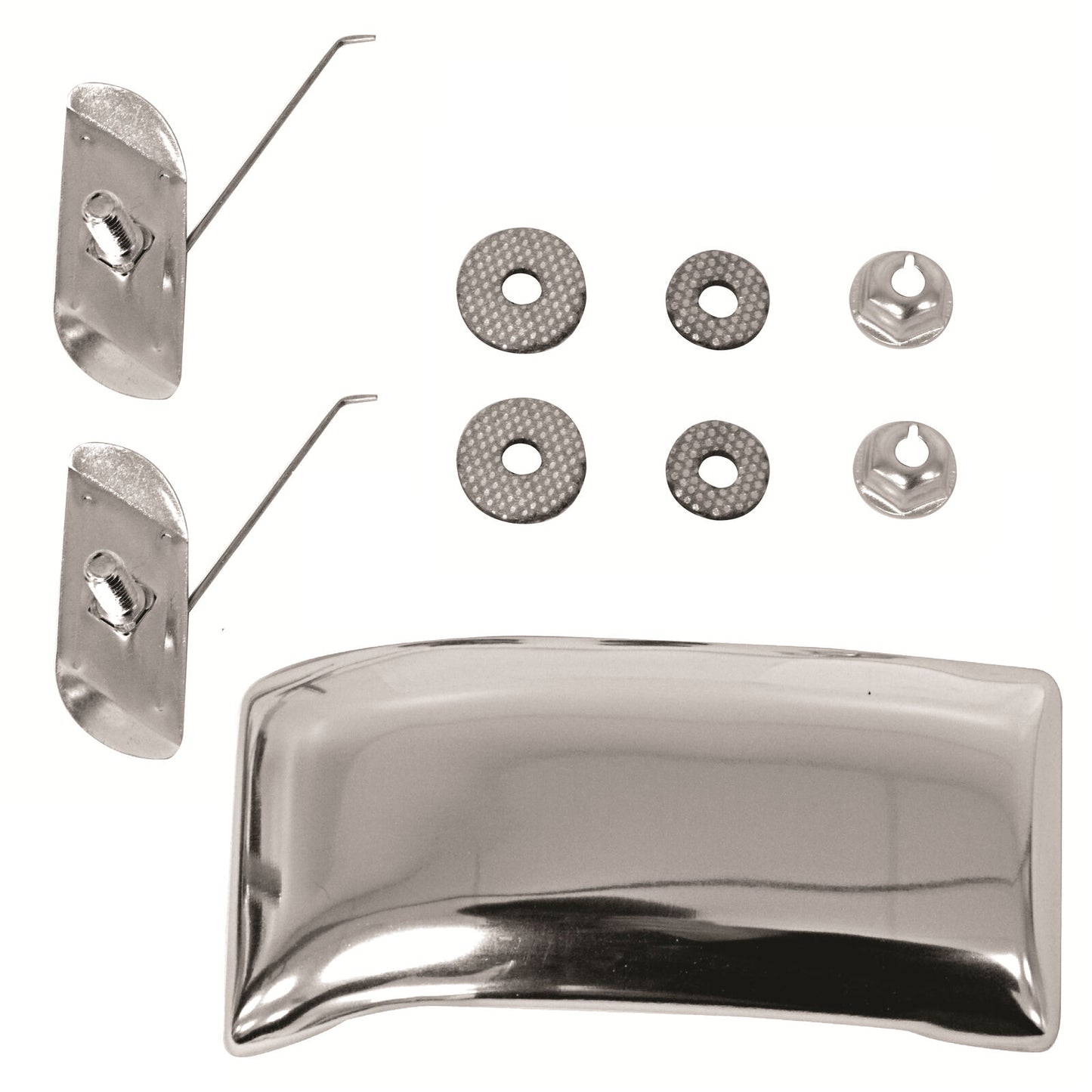 1962~1266 Chevy Pickup Truck Cab Molding Upper Left Side w/Clips