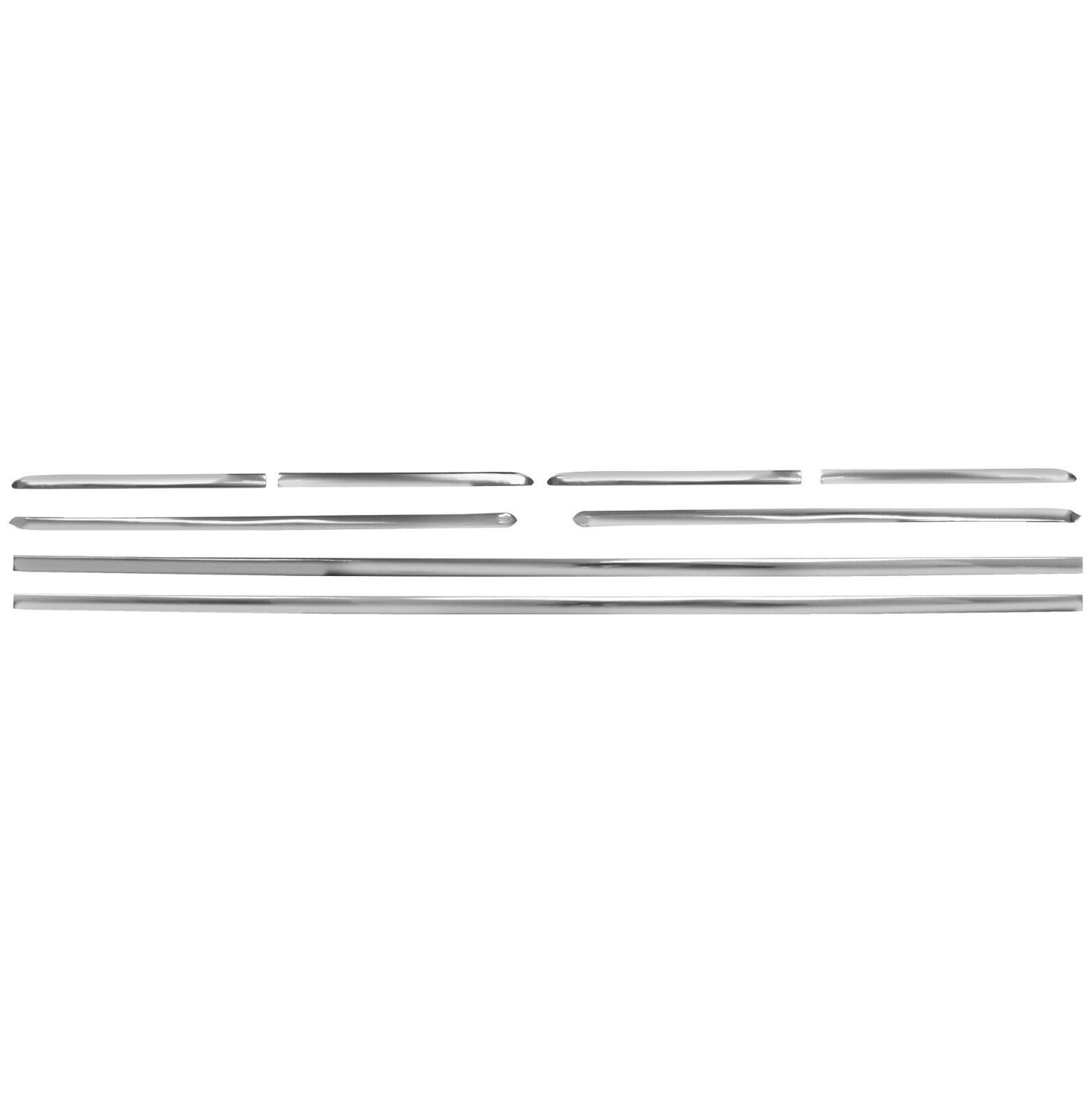 1968 1969 1970 Chevy Nova Body Side Molding Lower Side SS Deluxe Rocker Trim Set