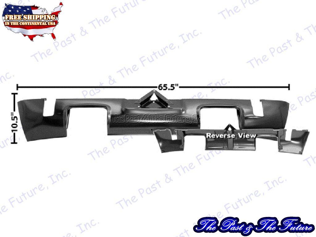 Rear Valance w/ Dual Exhaust Hole MPVA7074-3