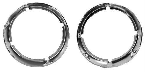 HEADLAMP BEZEL CHROME 1971-77 FORD TRUCK PAIR