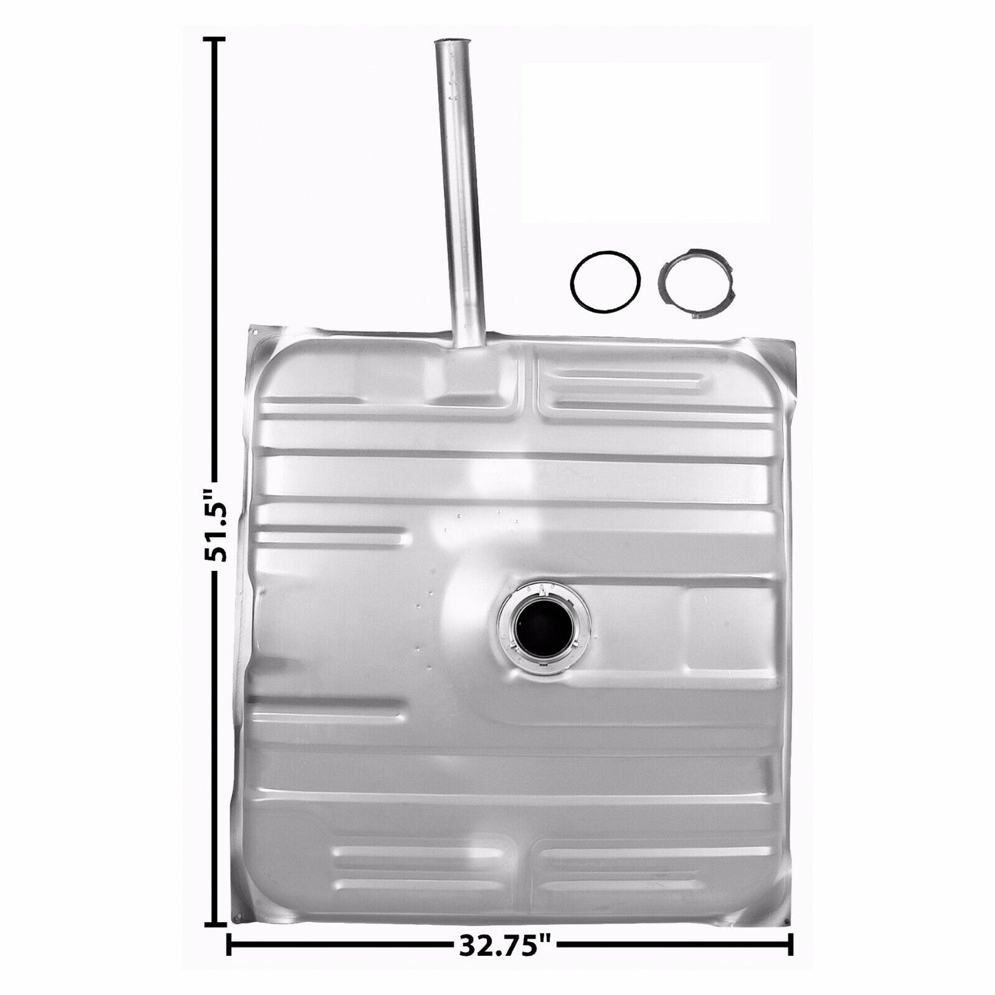 1975~1977 El Camino Fuel Gas Tank 26 Gallon Galvanized w/ Neck Dynacorn