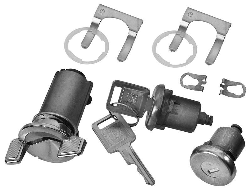 LOCK KIT IGNITION/DOOR LATER 1971-76 IMPALA